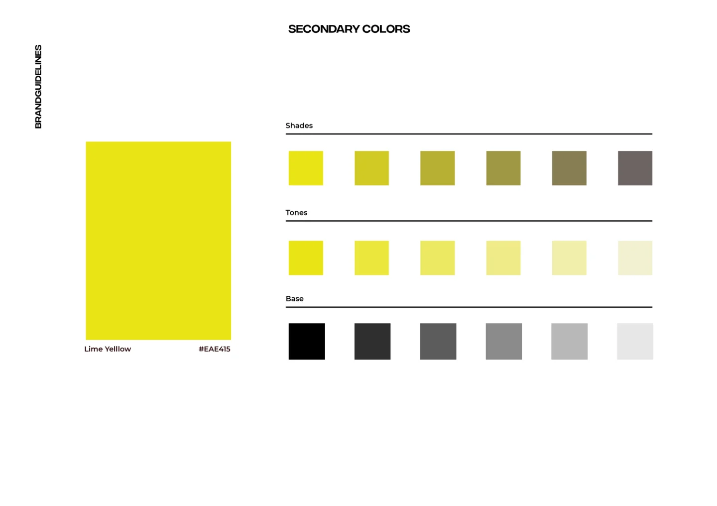 Alba Cars brand guidelines: Colour palette