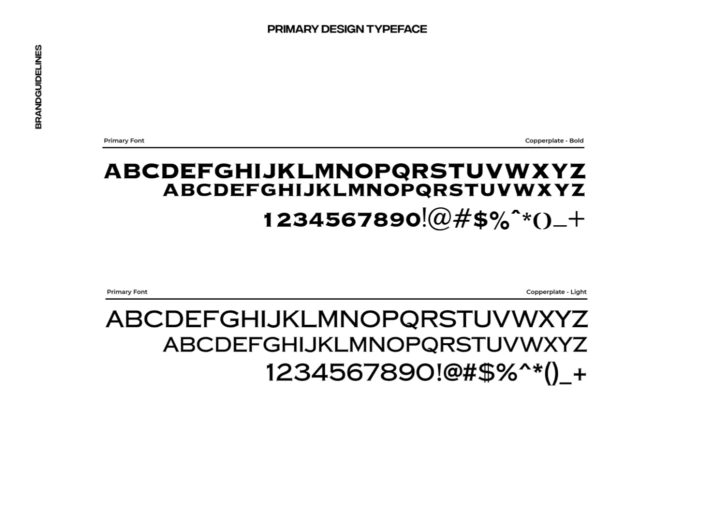 Alba Cars brand guidelines: Typography